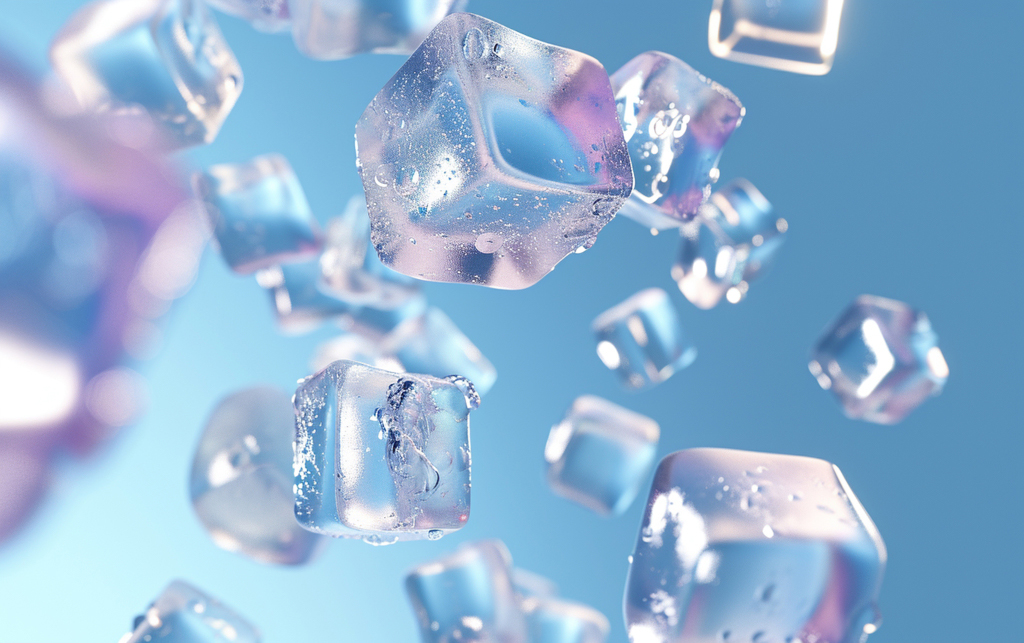 Modern abstract blue and green gradient background