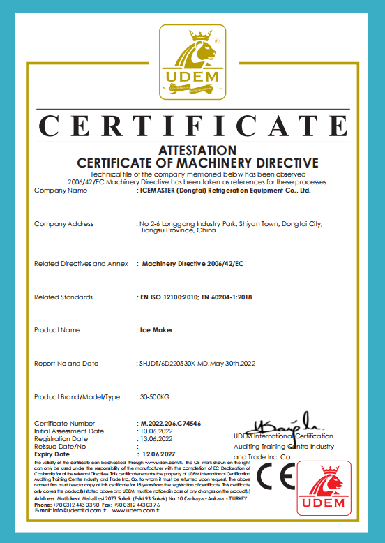 Global Quality Standards & Certifications for Ice Machines